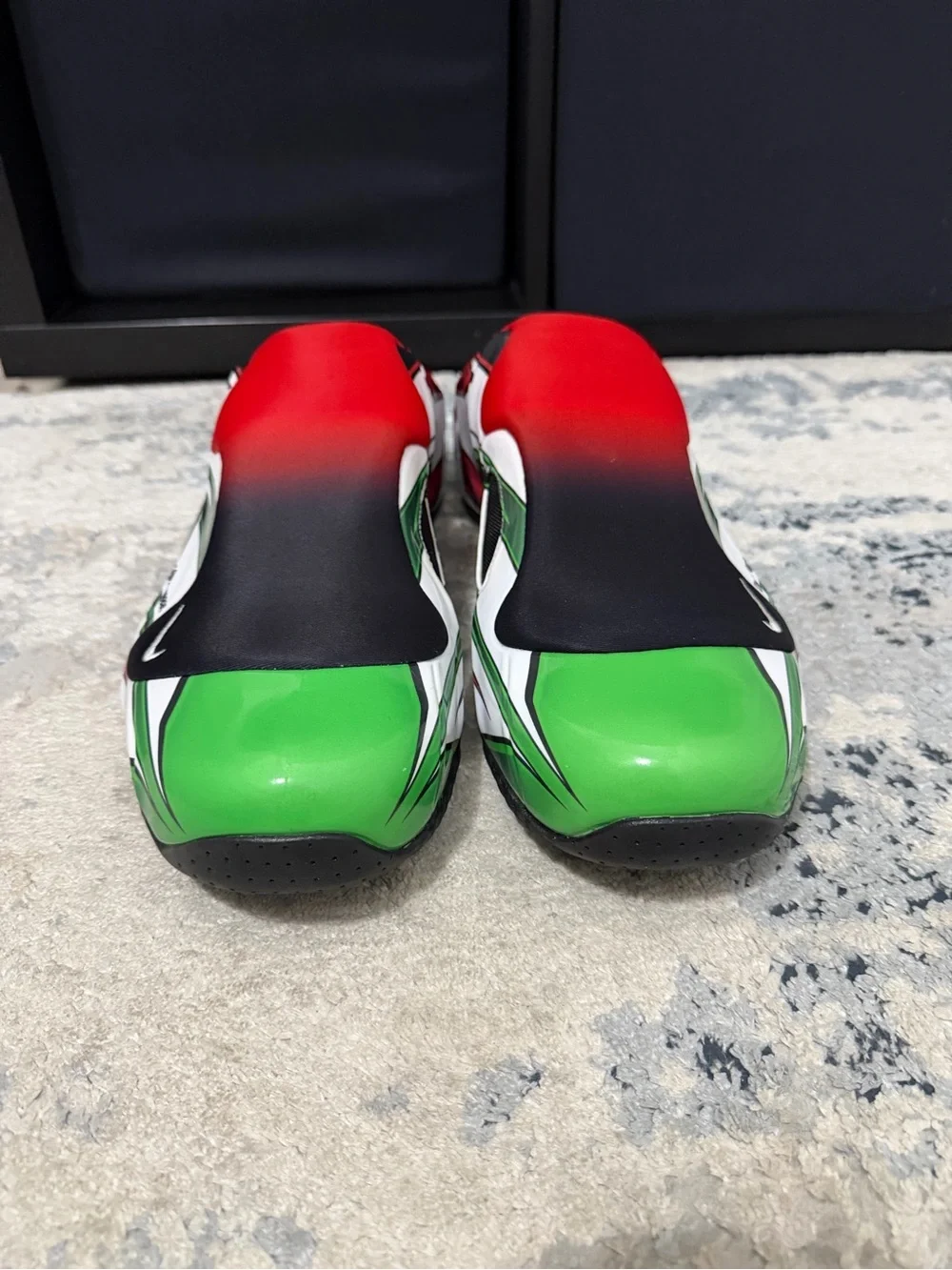 Supreme Drudi Performance Red Green Black Graphic Nike Clogposite